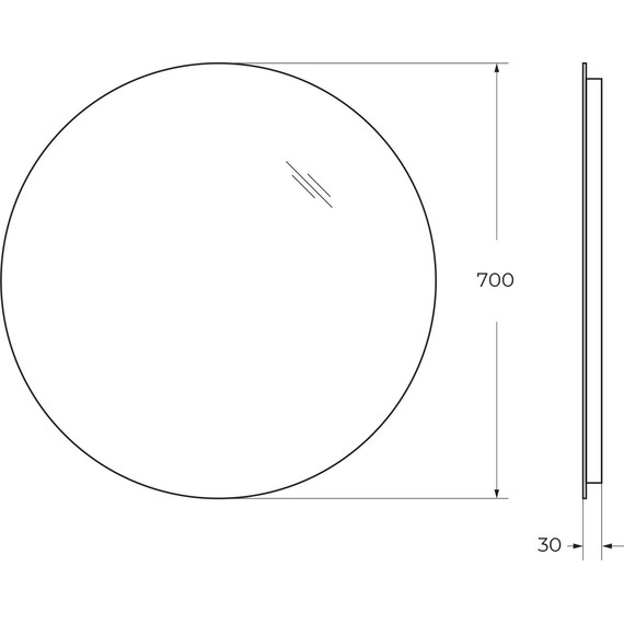 Зеркало BelBagno SPC-INT-700-LED 70 см - фото 8