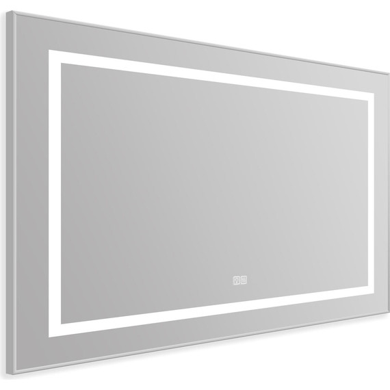 Зеркало BelBagno 98x68 см SPC-KRAFT-985-685-TCH-WARM, белый - фото 2