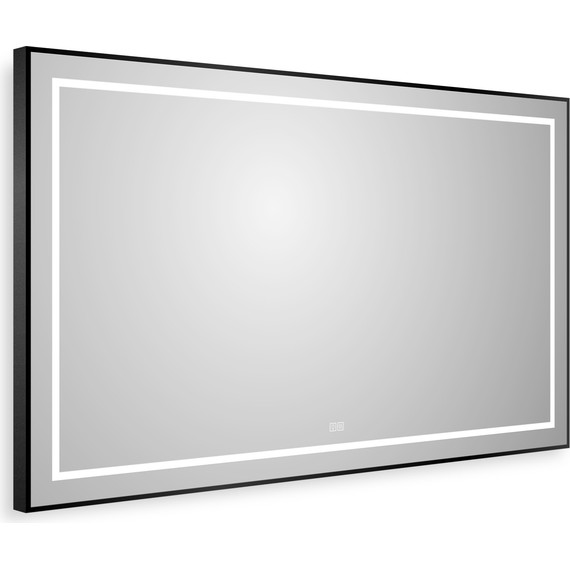 Зеркало BelBagno 140x80 см SPC-KRAFT-1400-800-LED-TCH-WARM-NERO - фото 2