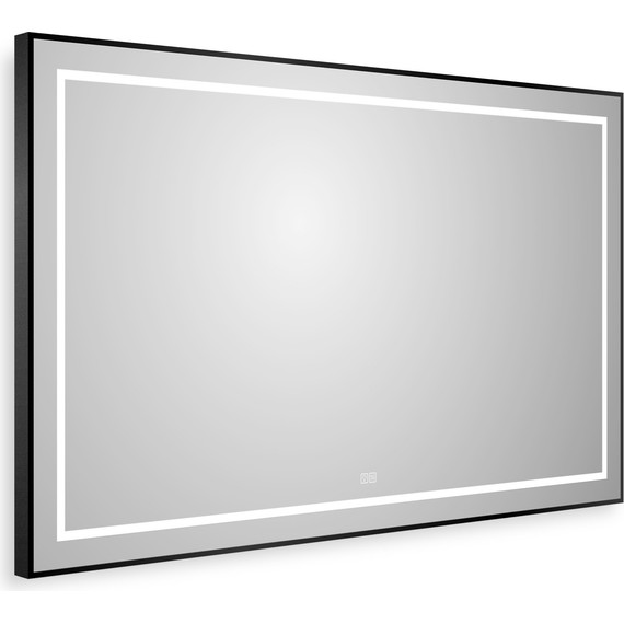 Зеркало BelBagno 120x80 см SPC-KRAFT-1200-800-LED-TCH-WARM-NERO - фото 2