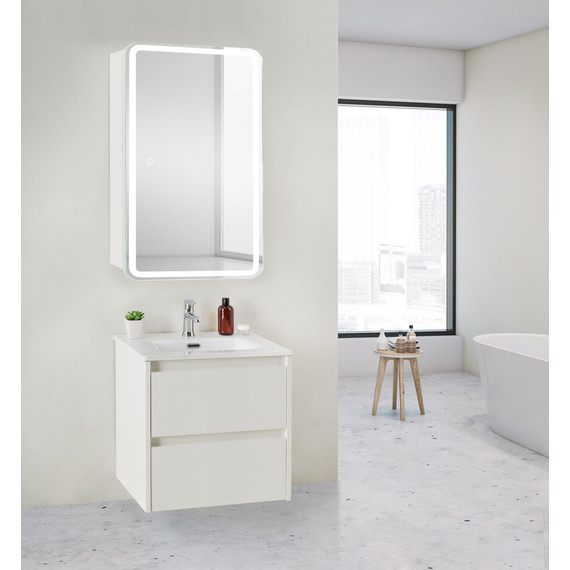 Зеркало-шкаф BelBagno 50 см SPC-MAR-500/800-1A-LED-TCH - фото 13