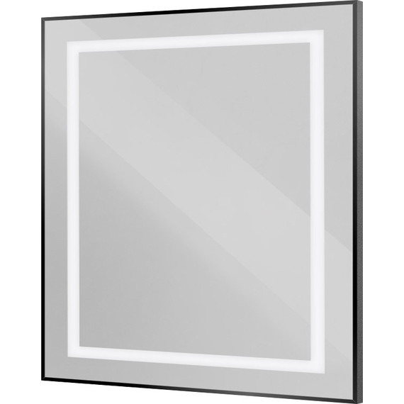 Зеркало BelBagno 90x80 см SPC-KRAFT-900-800-SENS-NERO - фото 2