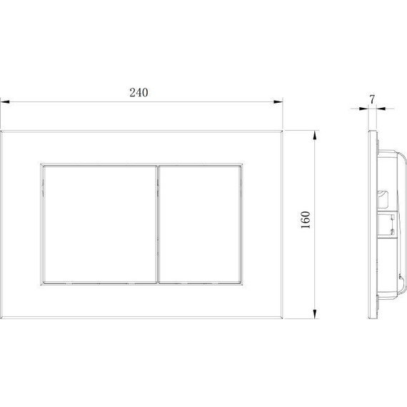 Кнопка смыва Boheme 650/2-MG, золото матовое - фото 2