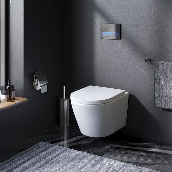 Унитаз подвесной безободковый Am.Pm Sense C741701SC с крышкой микролифт - фото 2