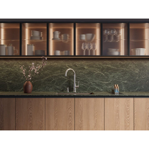 Смеситель для кухни Omoikiri Okawa 2 Plus BN 4994549, нержавеющая сталь, Цвет производителя: нержавеющая сталь - фото 3