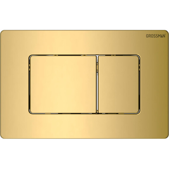 Инсталляция с подвесным унитазом комплект: Grossman Classic 900.K31.01.000 с подвесным безободковым унитазом GR-4478BMS сиденье микролифт, крепление, кнопка смыва 700.K31.04.30M.30M золото глянцевое - фото 3