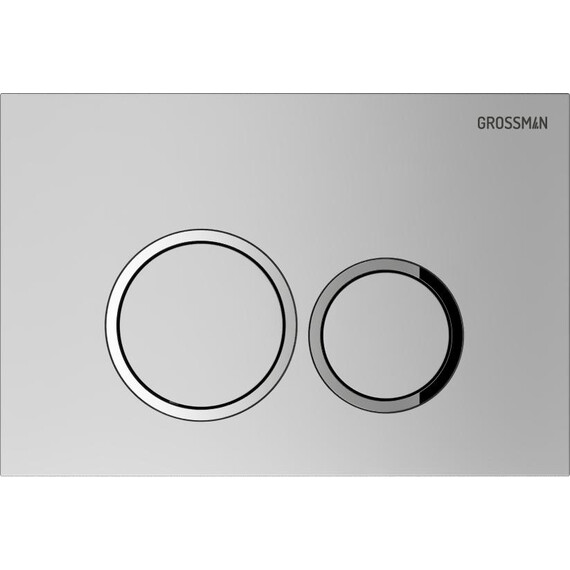 Инсталляция с подвесным унитазом комплект: Grossman Galaxy 900.K31.01.000 с подвесным безободковым унитазом GR-4440BMS сиденье микролифт, крепление, кнопка смыва 700.K31.01.110.110 хром матовый - фото 3