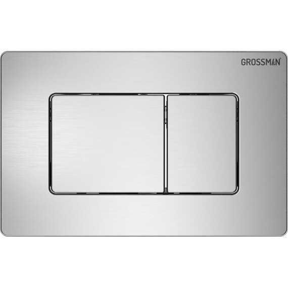 Инсталляция с подвесным унитазом комплект: Grossman Classic 900.K31.01.000 с подвесным безободковым унитазом GR-4440BMS сиденье микролифт, крепление, кнопка смыва 700.K31.04.12M.12M хром сатиновый - фото 3