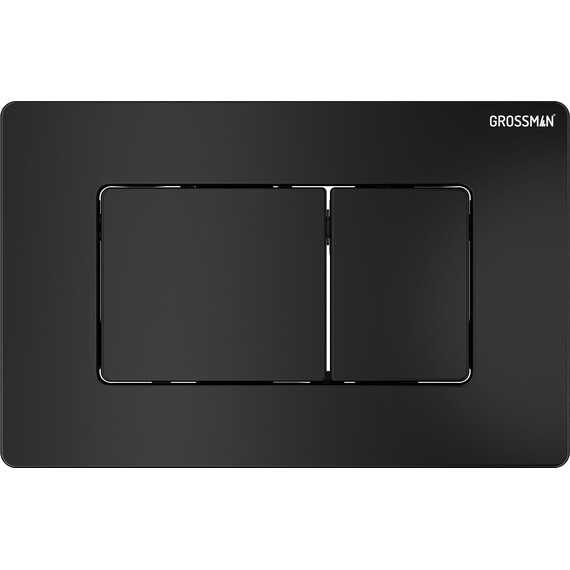 Инсталляция с подвесным унитазом комплект: Grossman Classic 900.K31.01.000 с подвесным безободковым унитазом GR-4440BMS сиденье микролифт, крепление, кнопка смыва 700.K31.04.21M.21M чёрный матовый - фото 3