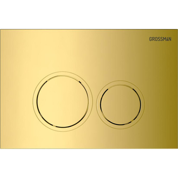 Инсталляция с подвесным унитазом комплект: Grossman Galaxy 900.K31.01.000 с подвесным безободковым унитазом GR-4478SQ сиденье микролифт, крепление, кнопка смыва 700.K31.01.300.300 золото глянцевое - фото 3