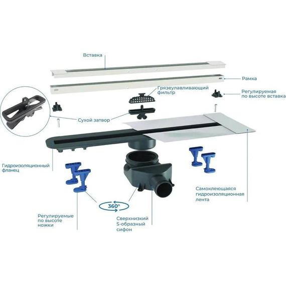 Трап Bettoserb Advanced Slim 750 13600034 - фото 5