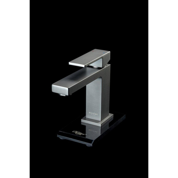 Смеситель для раковины Boheme Qubic 471-GM, графит - фото 2