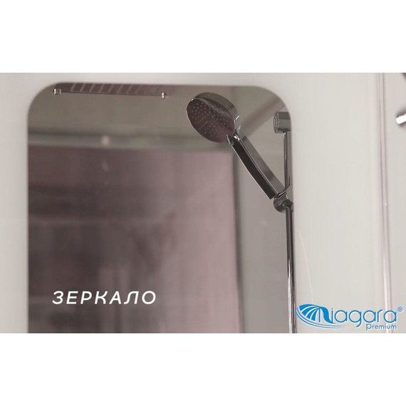 Душевая кабина Niagara Premium 120x80 см NG-6012-01QL, хром/прозрачное (безсиликоновая сборка) - фото 9