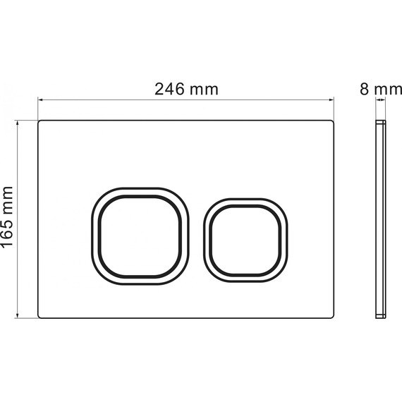 Кнопка смыва Grossman Cosmo 700.K31.02.300.300, золото глянцевое - фото 5