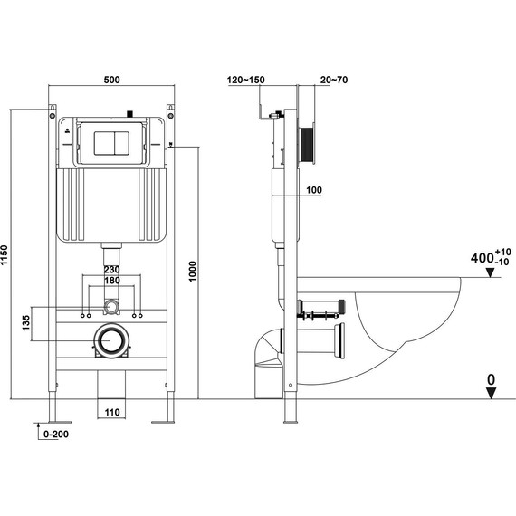 Инсталляция для унитаза Grossman 900.K31.02.000 - фото 5