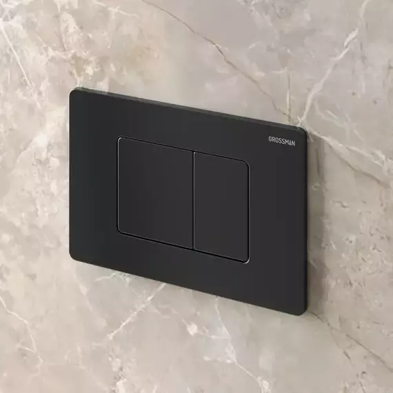 Кнопка смыва Grossman Classic 700.K31.04.21M.21MRUS, чёрный матовый - фото 4