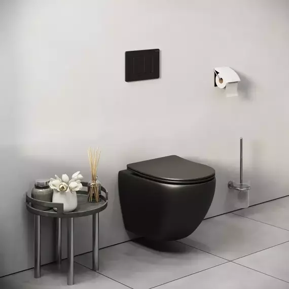 Кнопка смыва Grossman Classic 700.K31.04.21M.21MRUS, чёрный матовый - фото 7