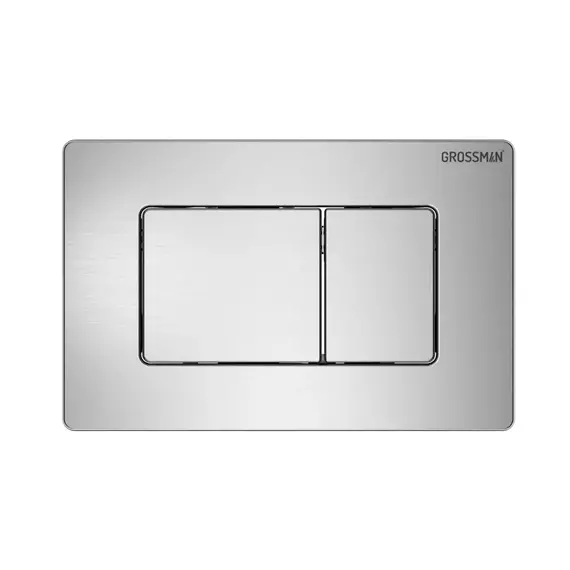 Кнопка смыва Grossman Classic 700.K31.04.12M.12MRUS, хром сатиновый - фото 