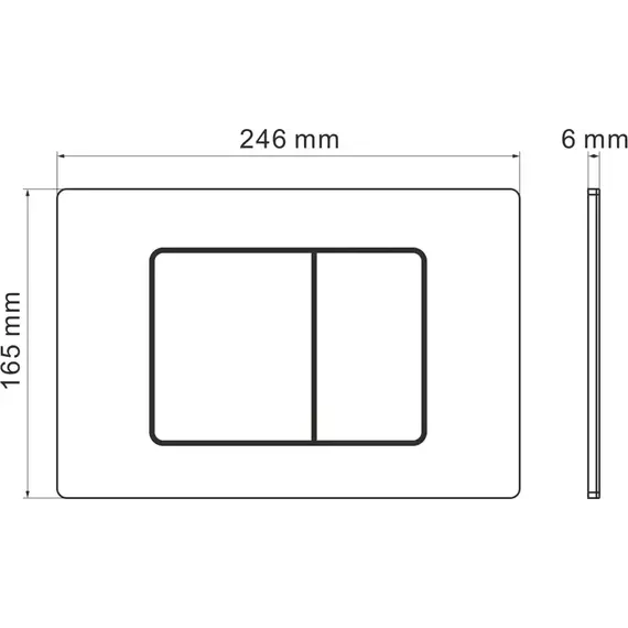 Кнопка смыва Grossman Classic 700.K31.04.12M.12MRUS, хром сатиновый - фото 9