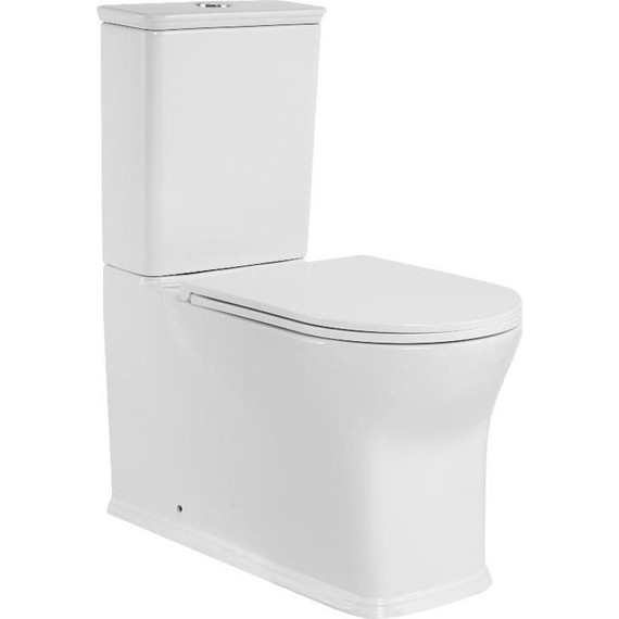 Унитаз-компакт CeramaLux TR999 с крышкой микролифт (система смыва торнадо) - фото 2