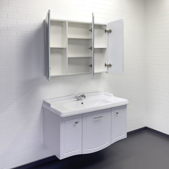 Тумба подвесная с раковиной Comforty Палини 100 см, белый - фото, картинка 6 Тумба подвесная с раковиной Comforty Палини 100 см, белый - фото 6