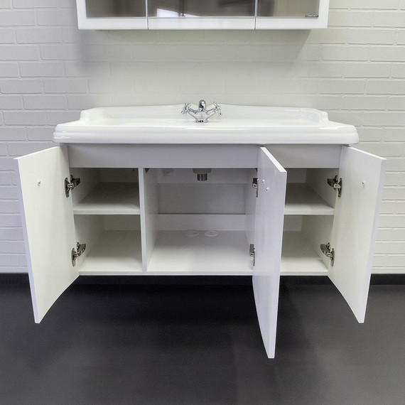 Тумба подвесная с раковиной Comforty Палини 100 см, белый - фото, картинка 9 Тумба подвесная с раковиной Comforty Палини 100 см, белый - фото 9