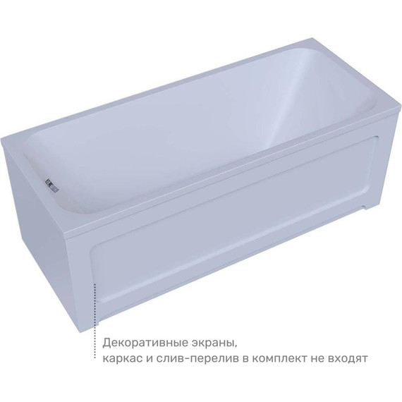 Ванна акриловая Aquatek Eco-Friendly Мия 155x70 см MIY155-0000001 - фото 3