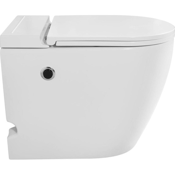 Унитаз приставной с импульсным смывом Mirsant Proxy impulse с крышкой микролифт - фото 4