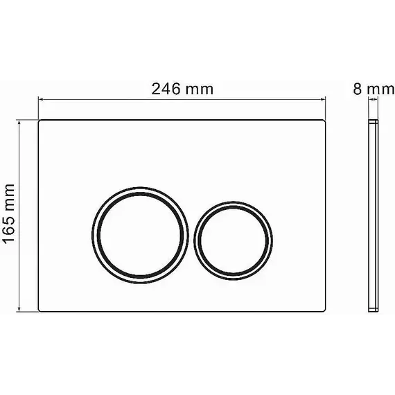 Кнопка смыва Grossman Pragma 700.K31.03.300.300RUS, золото глянцевое - фото 7