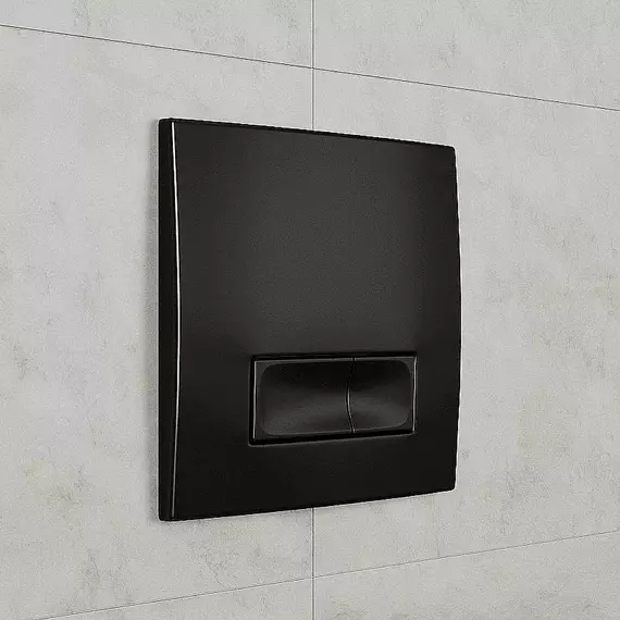 Кнопка смыва Grossman Classic 800.T1.04.210.210RUS, чёрный матовый - фото 5