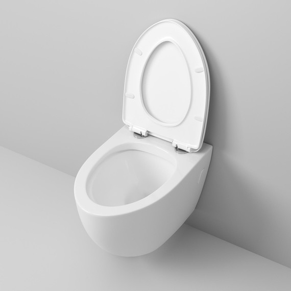 Унитаз подвесной безободковый Grossman GR-4451S с крышкой микролифт, белый глянцевый - фото 6