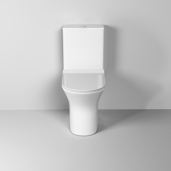 Унитаз-компакт безободковый Grossman Classic GR-4465S с крышкой микролифт, белый глянцевый - фото 3