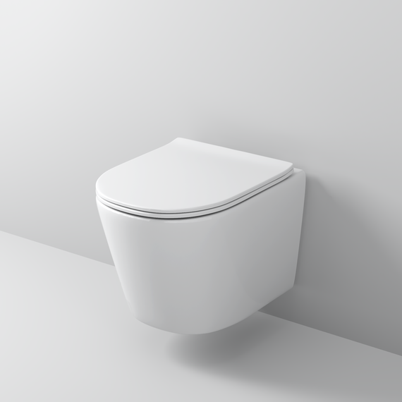 Унитаз подвесной безободковый Grossman GR-4477SQ с крышкой микролифт (Система смыва торнадо) - фото 4