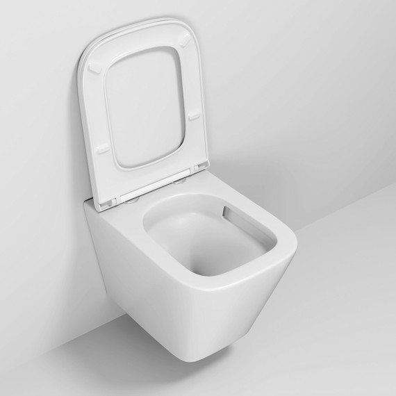 Унитаз подвесной безободковый Grossman GR-4479SQ с крышкой микролифт (Система смыва торнадо) - фото 5