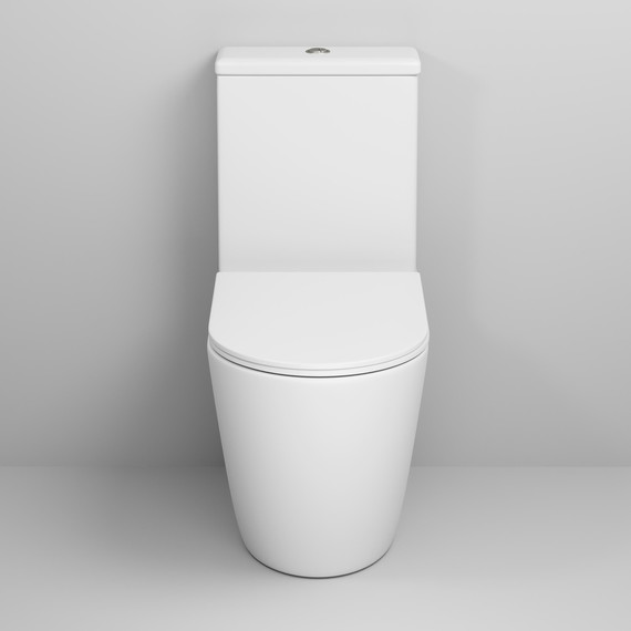 Унитаз-компакт безободковый Grossman Color GR-4480MS с крышкой микролифт, белый матовый, Цвет производителя: белый матовый - фото 3