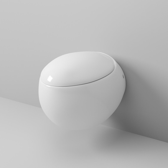 Унитаз подвесной Grossman GR-4442 с крышкой микролифт, белый глянцевый - фото 2