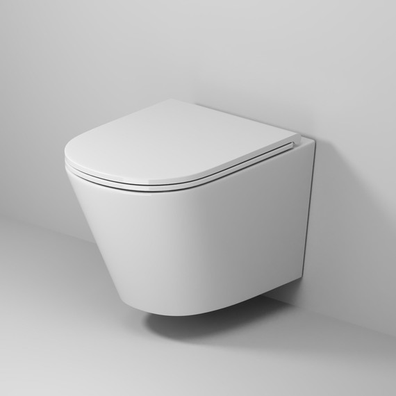 Унитаз подвесной безободковый Grossman GR-4403SQ с крышкой микролифт (Система смыва торнадо) - фото 6