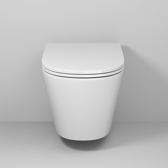 Унитаз подвесной безободковый Grossman GR-4403SQ с крышкой микролифт (Система смыва торнадо) - фото 7