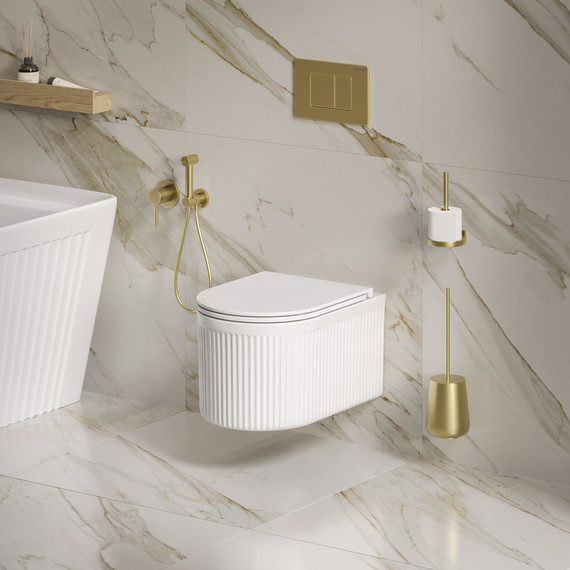 Унитаз подвесной безободковый Grossman GR-4408SQ с крышкой микролифт (Система смыва торнадо) - фото 15