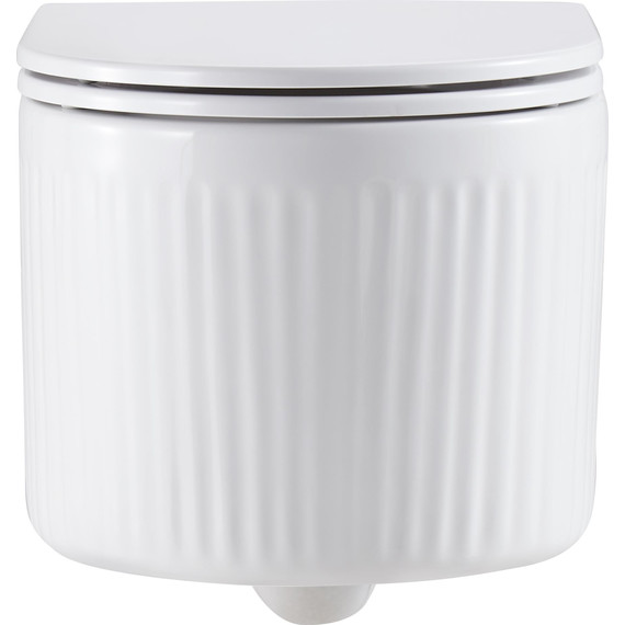 Унитаз подвесной безободковый Grossman GR-4408SQ с крышкой микролифт (Система смыва торнадо) - фото 6