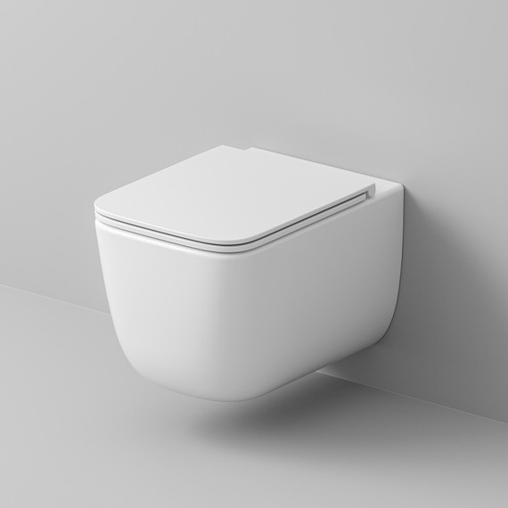 Унитаз подвесной безободковый Grossman GR-4409SQ с крышкой микролифт (Система смыва торнадо) - фото 6