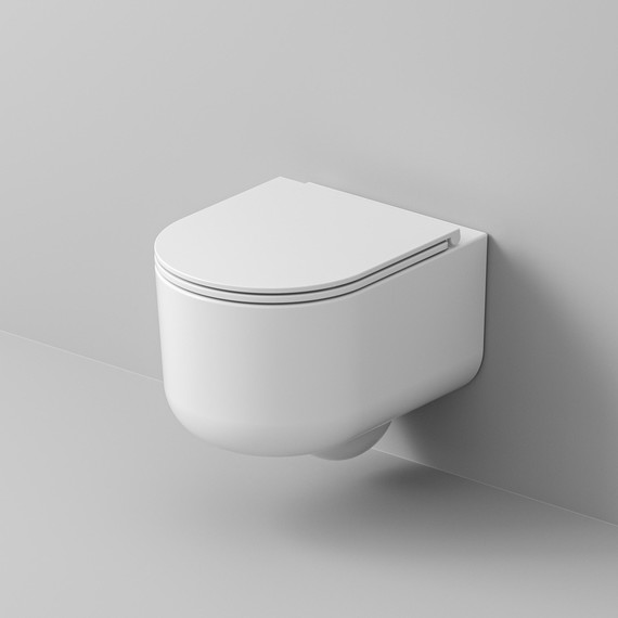 Унитаз подвесной безободковый Grossman GR-4416SQ с крышкой микролифт (Система смыва торнадо) - фото 6