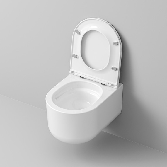 Унитаз подвесной безободковый Grossman GR-4416SQ с крышкой микролифт (Система смыва торнадо) - фото 8