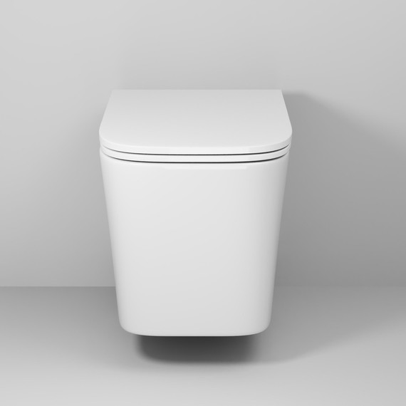 Унитаз подвесной безободковый Grossman GR-4441SQ с крышкой микролифт (Система смыва торнадо), Цвет производителя: белый - фото 11