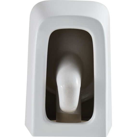 Унитаз подвесной безободковый Grossman GR-4441SQ с крышкой микролифт (Система смыва торнадо), Цвет производителя: белый - фото 9