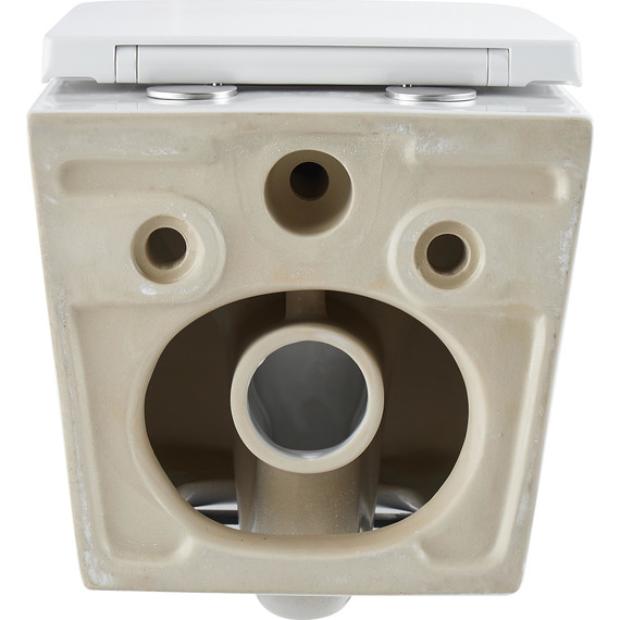 Унитаз подвесной безободковый Grossman GR-4441SQ с крышкой микролифт (Система смыва торнадо), Цвет производителя: белый - фото 10