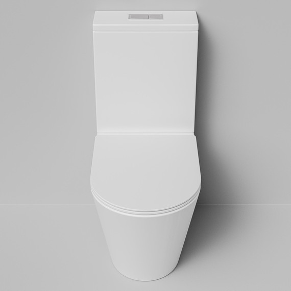 Унитаз-компакт безободковый Grossman GR-4458MSQ с крышкой микролифт, белый матовый (Система смыва торнадо), Цвет производителя: белый матовый - фото 7