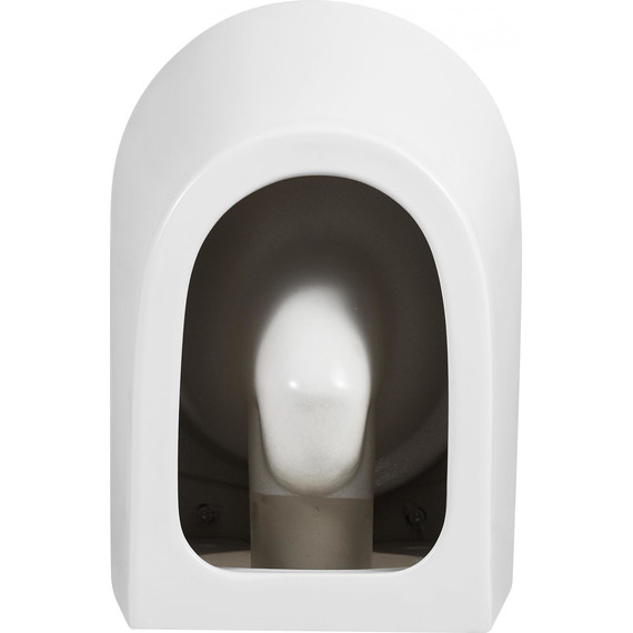 Унитаз подвесной безободковый Grossman GR-4478MSQ с крышкой микролифт, белый матовый (Система смыва торнадо), Цвет производителя: белый матовый - фото 9