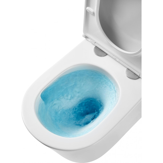 Унитаз подвесной безободковый Grossman GR-4478MSQ с крышкой микролифт, белый матовый (Система смыва торнадо), Цвет производителя: белый матовый - фото 10