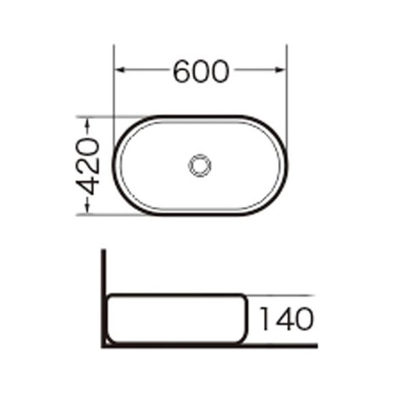 Раковина-чаша Grossman 60 см GR-3015 - фото 4